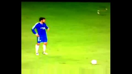 Ballack Free Kick Chelsea - Liverpool