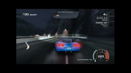 Need for Speed Hot Pursuit-chevrolet Corvette- Zr1-race with the Blue Devil