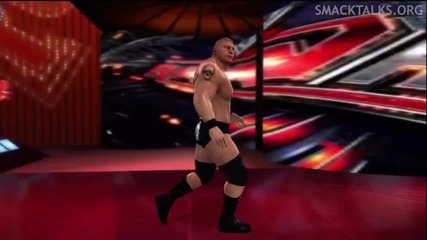 Brock Lesnar's Return to Raw and F5's to John Cena on W W E '12 Game