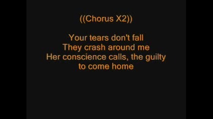 bullet for my valentine - tears dont fall [lyrics]