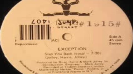Exception - Slap You Back -12 ``vocal mix 1986