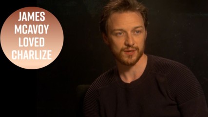 James McAvoy can't stop gushing about Charlize Theron