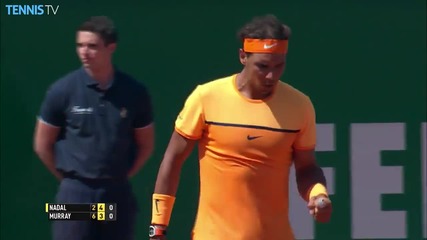Monte Carlo 2016 - Nadal Hits a Perfect Pass