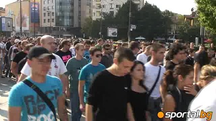 Шествие под надслов -не на циганския терор!- подкрепи арестуваните в Пловдив
