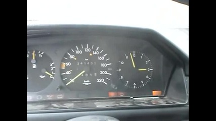 Winter Cold Start 1988 Mercedes 300td