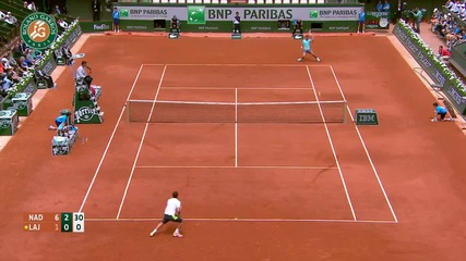 R Nadal vs D Lajovic - Roland Garros [2014]