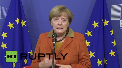 Belgium: Merkel wants further refugee crisis talks with Turkey