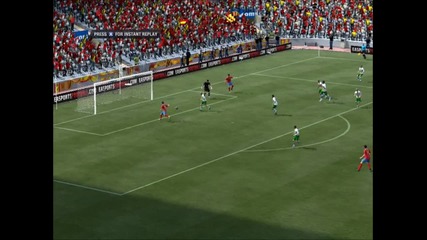 Spain - Portugal goal Pedro (fifa12)