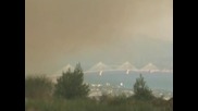Горски пожари бушуват в района около Патра, обявено е извънредно положение