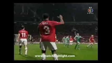 30.09.2009 Манчестър Юнайтед - Волфсбург 2 - 1 Шл групи
