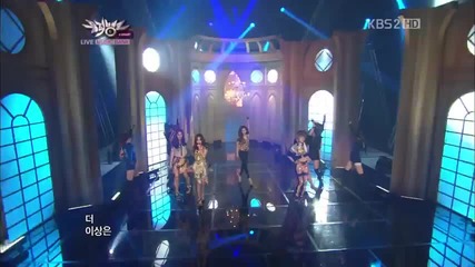 4minute - Dream Racer + Volume Up @ Music Bank (13.04.2012)