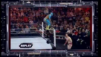 sin cara a.k.a mistico дебют в raw 04.04.11