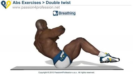 fitness-упражнение за странични коремни преси