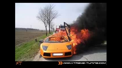 Lamborghini burns - faces of death 