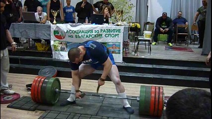 Стоян Андреев - Мъртва тяга 390 кг