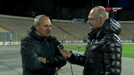 Никола Спасов след поражението с 2:5 от Левски