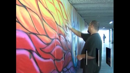 Изрисуваха с графити подлеза при Баня Старинна в Пловдив