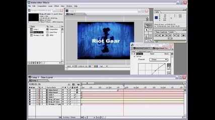 Adobe After Effects - Riot Gear Promo Title