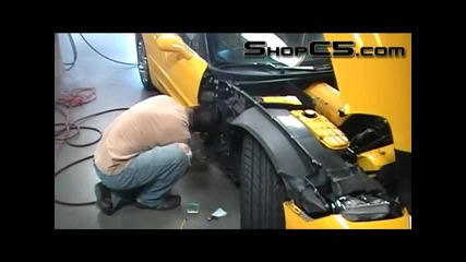 Как да инсталираме ламбо доорс на C5 Corvette Installation pt1