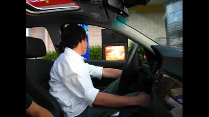 Rap in front of the employers of Mcdonalds 