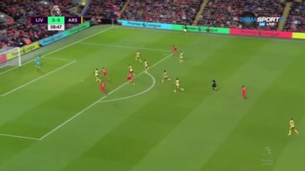 Ливърпул - Арсенал 2:0 /първо полувреме/