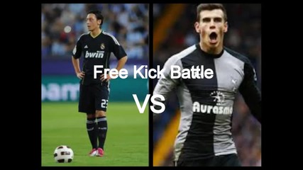 Mesut Ozil Vs Bale (free kick battle) | Fifa 13