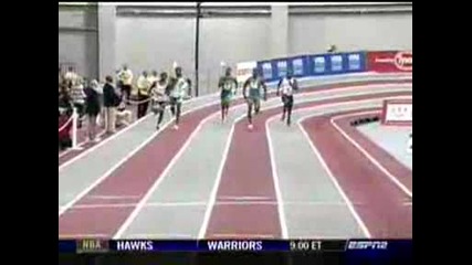 Lashawn Merritt - 400m indoor Tyson invasion