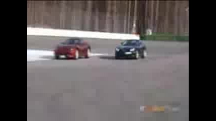 Mclaren Slr vs Ferrari 599