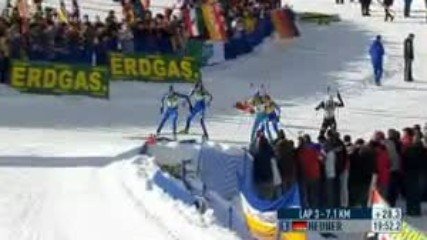 Биатлон - 2008 Масов Старт жени 3 кръг