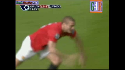 14.03 Manchester United - Liverpool 1 - 1 - F.torres goal