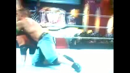 John Cena vs Triple H vs Randy Ortan 