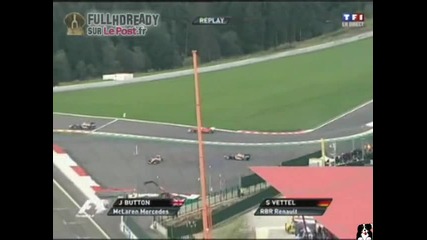 F1 Инцидента между Button - Vettel 