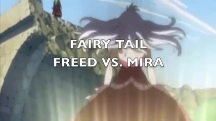 fairy tail amv Freed vs. Mira