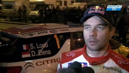 Sebastien Ogier - Rally Monte Carlo 2012 - Crash on ss10