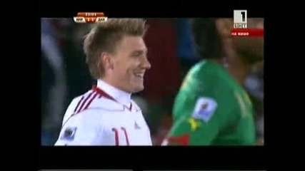 Камерун - Дания 1 - 2 Световна Купа В Юар 2010г 