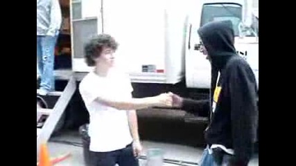 Camp Rock - Nick Jonas & Jman(jordan Francis) - handshake