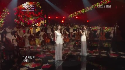 Davichi - Don't Say Goodbye ~ Music Bank (16.09.2011)