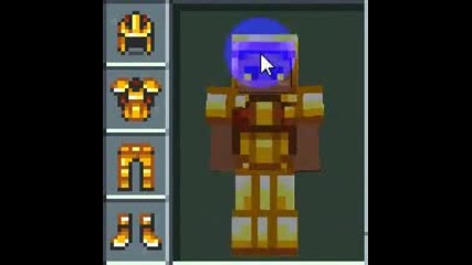Minecraft-проба на броня от Gold