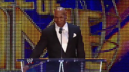 Mike Tyson inducted into Wwe Hall of Fame_ April 2, 2012