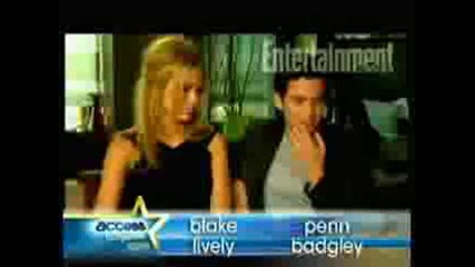 Blake Lively & Penn Badgley
