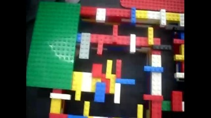 Hamster in a lego maze 
