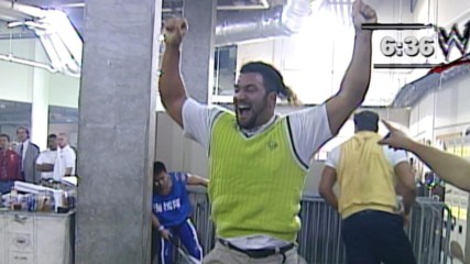 The Mean Street Posse participate in a Hardcore Championship Battle Royal: WrestleMania 2000, April 2, 2000