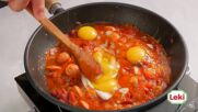 Вкусна рецепта с остатъци: Кренвирши Леки с яйца и домати