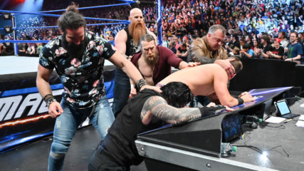 Shane McMahon & Elias trap Roman Reigns & The Miz: SmackDown LIVE, May 14, 2019
