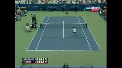 Us Open 2008 : Федерер - Джокович | 4 Сет