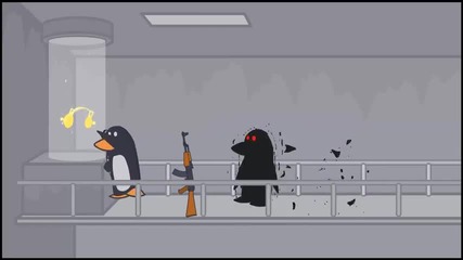 Turret Error Animated Music Video - Portals and a Penguin