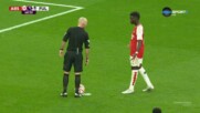 Букайо Сака изравни от дузпа за Арсенал срещу Фулъм