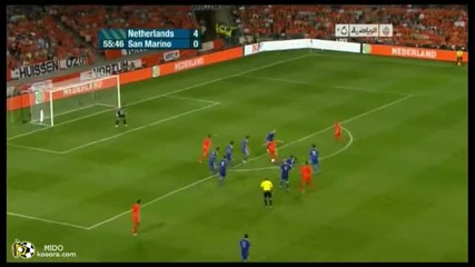 Холандия - Сан Марино 11 - 0 [най доброто от мача]