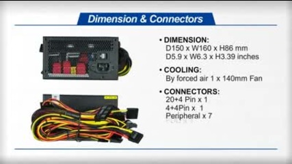Dynapowerusa High Efficiency 80plus Ej-650a80p 550w Power Supply