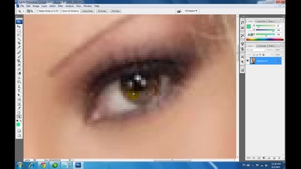 Сменяне на цвета на очите с Photoshop "hd"
